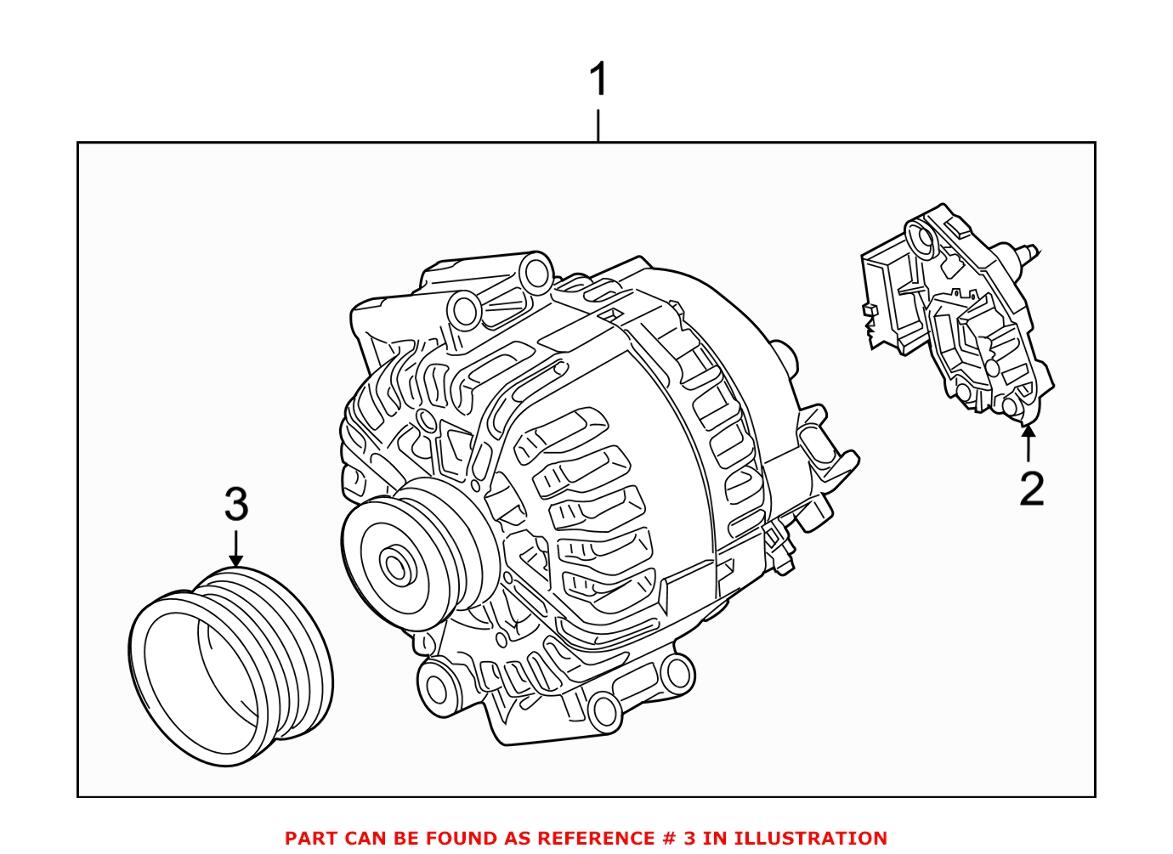 BMW Alternator Pulley 12317560678